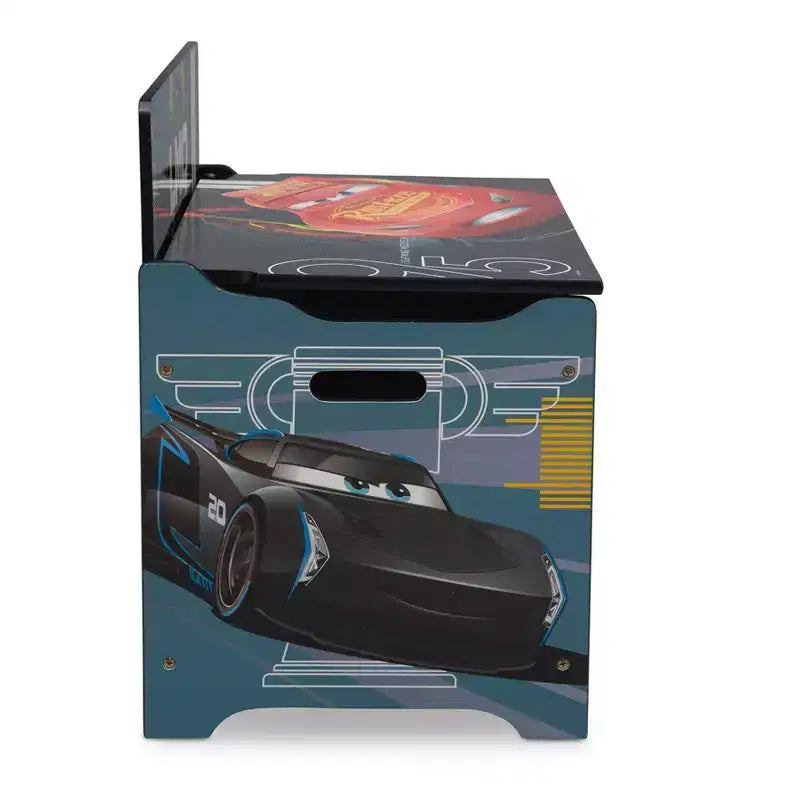 Boîte à Jouets Thème Voitures Multicolore, 1 Enfant