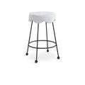 Meridian Furniture,Fleur Cream Fabric Counter Stool