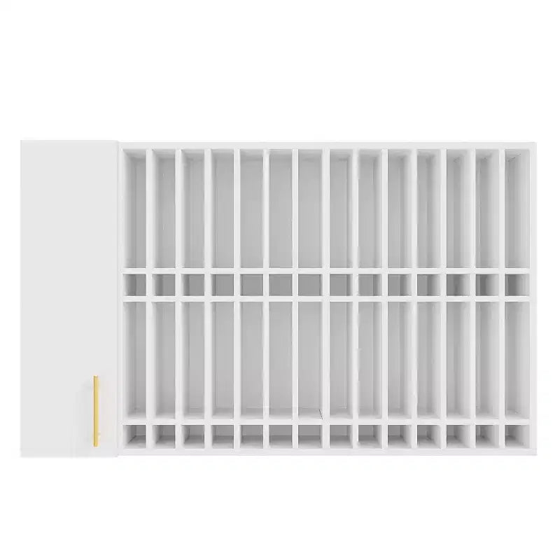 Support mural réglable noir/blanc pour coloration capillaire – Poste simple