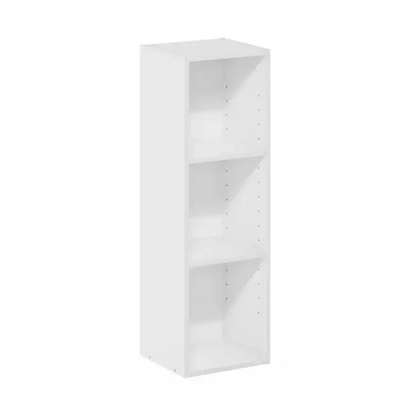 Étagère étroite à 3 niveaux – Noir/Blanc, assemblage par 1 personne