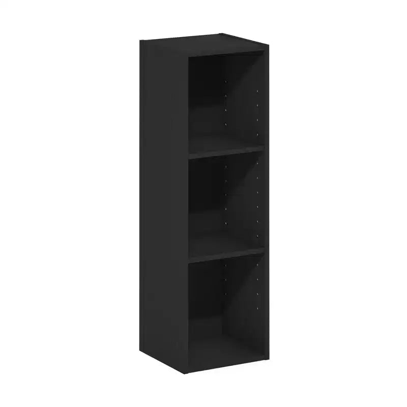 Étagère étroite à 3 niveaux – Noir/Blanc, assemblage par 1 personne