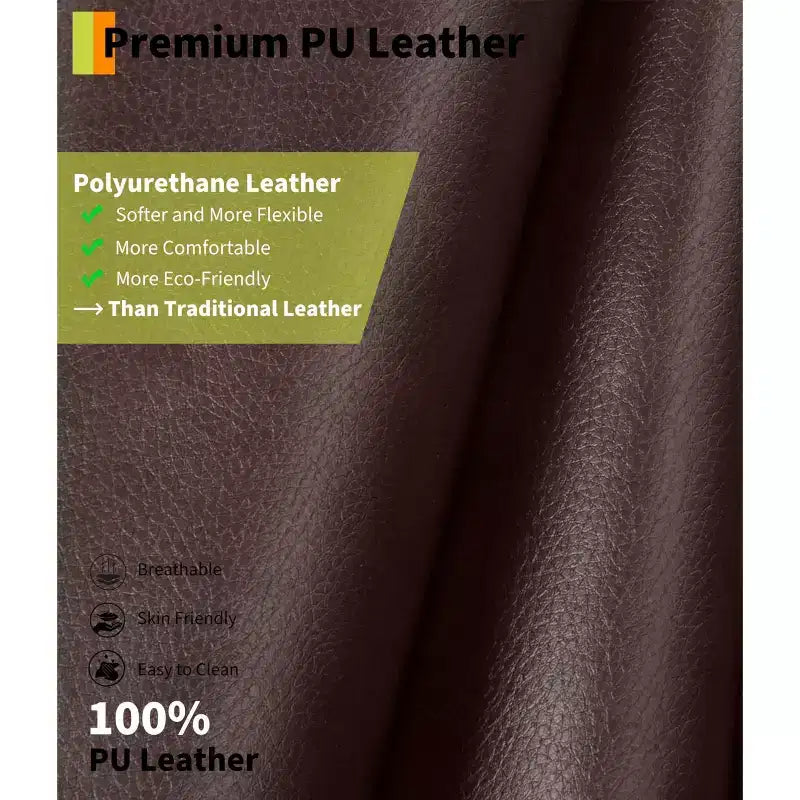 Fauteuil inclinable électrique releveur en similicuir noir / rouge lie de vin avec fonction chauffante et massage, une place