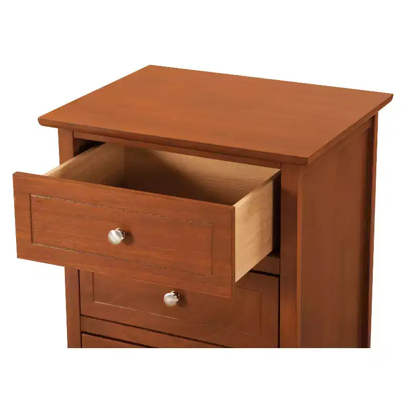 Table de chevet rectangulaire en bois – Noir / Cappuccino / Cerisier / Chêne / Blanc / Jaune | Simple | Chambre et salon
