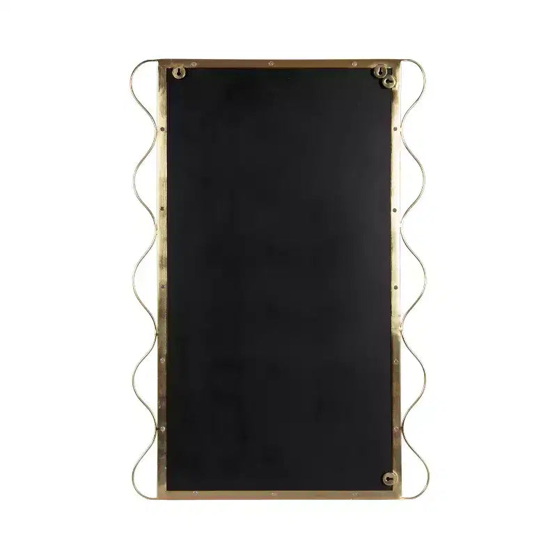 Miroir mural ondulé – Or, 24x36, 1 personne