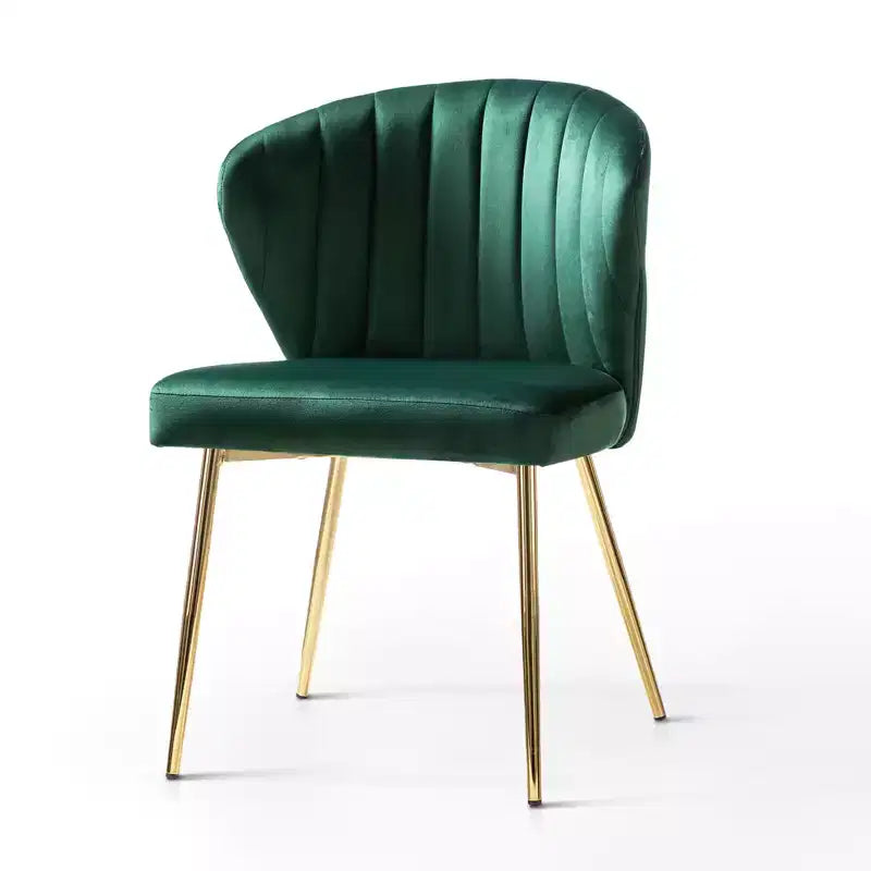 Fauteuil d'appoint en velours noir / fuchsia / vert / ivoire / moutarde / marine / orange / rose / rouge / sauge / havane / sarcelle / jaune avec pieds en métal – 1 place