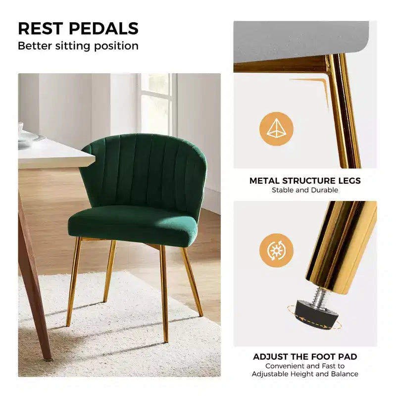 Fauteuil d'appoint en velours noir / fuchsia / vert / ivoire / moutarde / marine / orange / rose / rouge / sauge / havane / sarcelle / jaune avec pieds en métal – 1 place