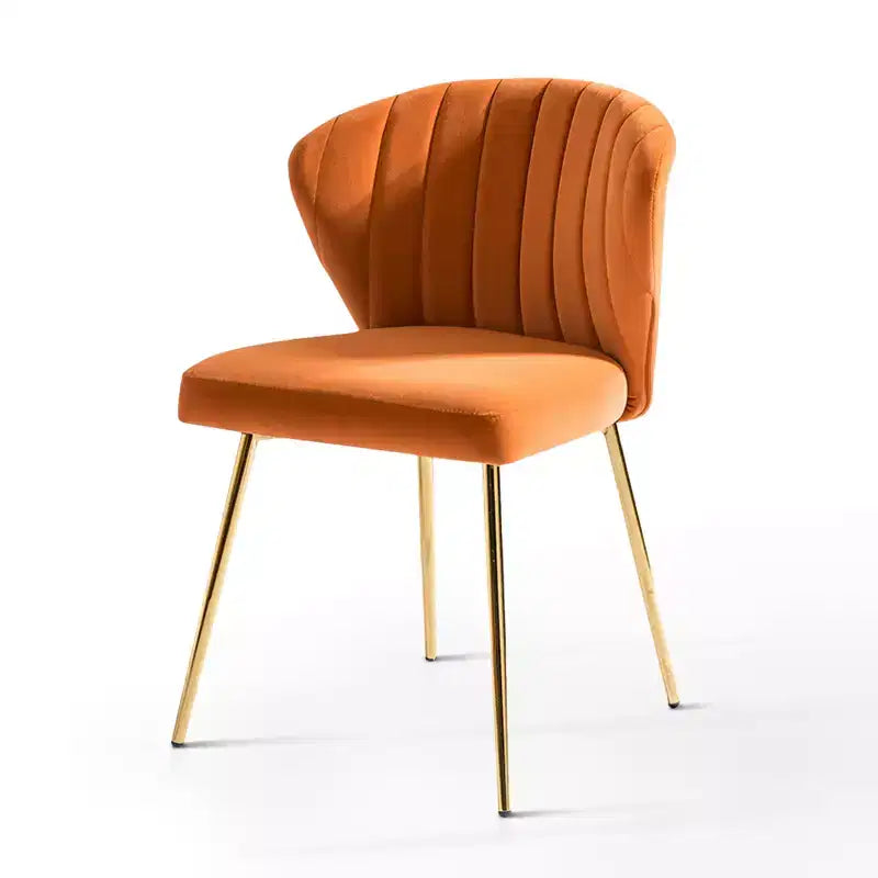 Fauteuil d'appoint en velours noir / fuchsia / vert / ivoire / moutarde / marine / orange / rose / rouge / sauge / havane / sarcelle / jaune avec pieds en métal – 1 place