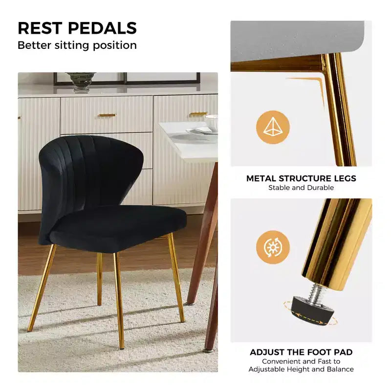 Fauteuil d'appoint en velours noir / fuchsia / vert / ivoire / moutarde / marine / orange / rose / rouge / sauge / havane / sarcelle / jaune avec pieds en métal – 1 place