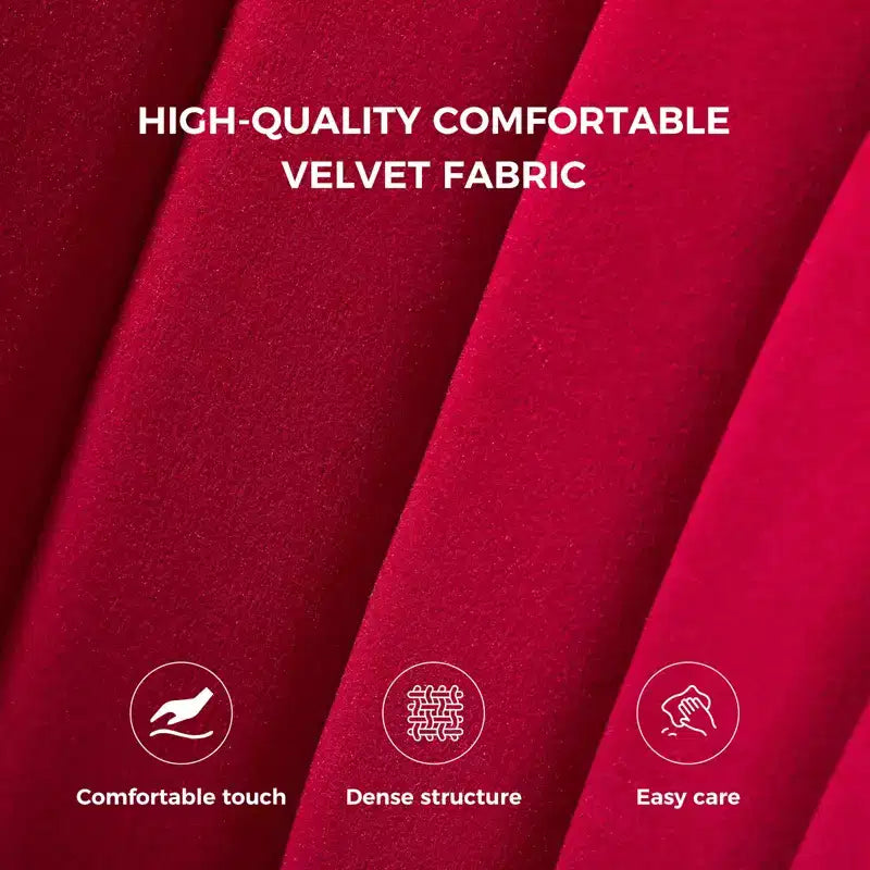 Fauteuil d'appoint en velours noir / fuchsia / vert / ivoire / moutarde / marine / orange / rose / rouge / sauge / havane / sarcelle / jaune avec pieds en métal – 1 place