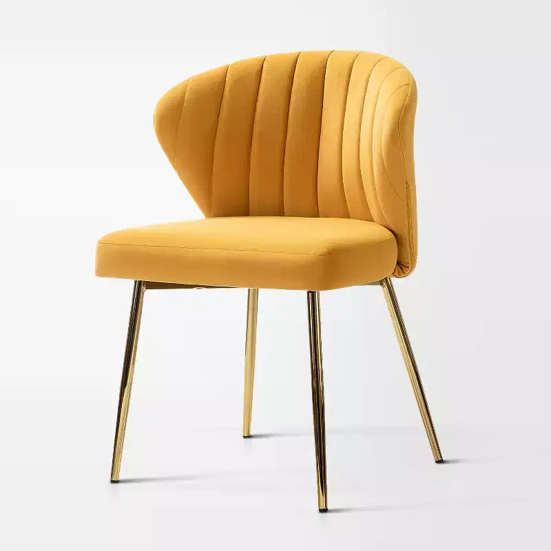 Fauteuil d'appoint en velours noir / fuchsia / vert / ivoire / moutarde / marine / orange / rose / rouge / sauge / havane / sarcelle / jaune avec pieds en métal – 1 place