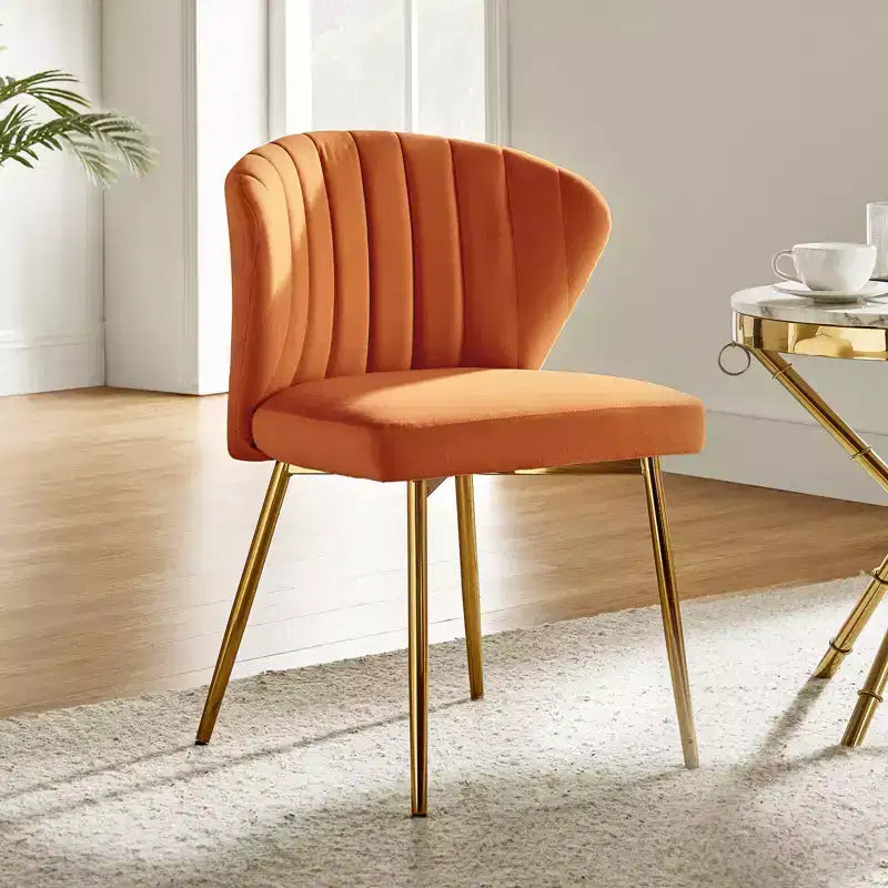 Fauteuil d'appoint en velours noir / fuchsia / vert / ivoire / moutarde / marine / orange / rose / rouge / sauge / havane / sarcelle / jaune avec pieds en métal – 1 place