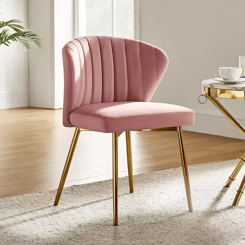 Fauteuil d'appoint en velours noir / fuchsia / vert / ivoire / moutarde / marine / orange / rose / rouge / sauge / havane / sarcelle / jaune avec pieds en métal – 1 place