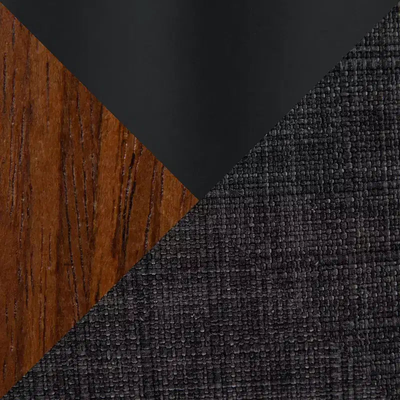 Tabouret de bar pivotant rembourré noir, dossier mi-hauteur, sans accoudoirs, lot de 2
